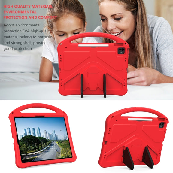 For iPad Air 13 2024 EVA Shockproof Tablet Case with Holder(Red)