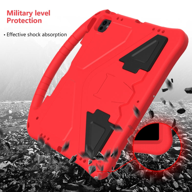 For iPad Air 13 2024 EVA Shockproof Tablet Case with Holder(Red)