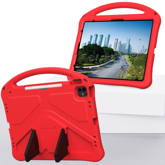 For iPad Air 13 2024 EVA Shockproof Tablet Case with Holder(Red)