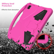 For iPad Air 13 2024 EVA Shockproof Tablet Case with Holder(RoseRed)