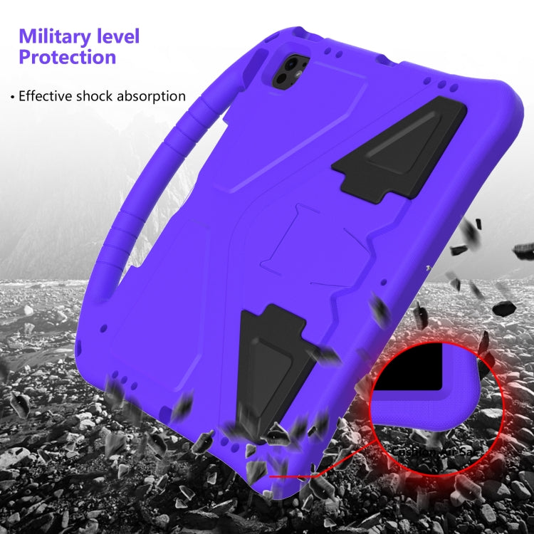 For iPad Air 13 2025 / 2024 EVA Shockproof Tablet Case with Holder(Purple)