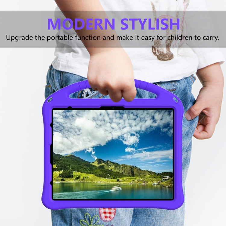 For iPad Air 13 2025 / 2024 EVA Shockproof Tablet Case with Holder(Purple)
