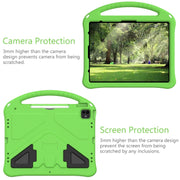 For iPad Air 13 2024 EVA Shockproof Tablet Case with Holder(Green)