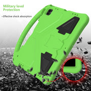 For iPad Air 13 2024 EVA Shockproof Tablet Case with Holder(Green)