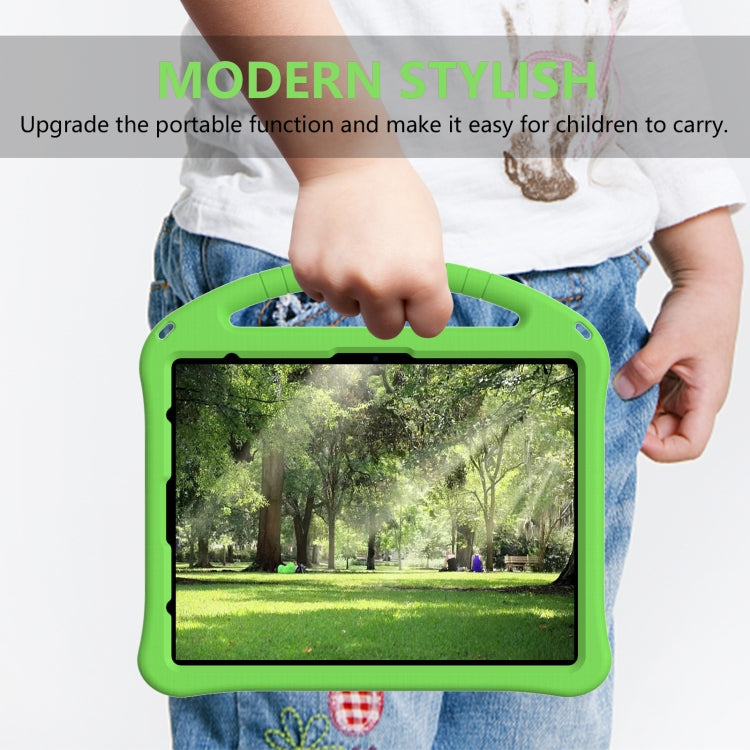 For iPad Air 13 2024 EVA Shockproof Tablet Case with Holder(Green)