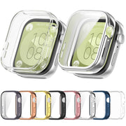 For Huawei Watch Fit 3 Full Coverage TPU Electroplated Watch Protective Case(Transparent)
