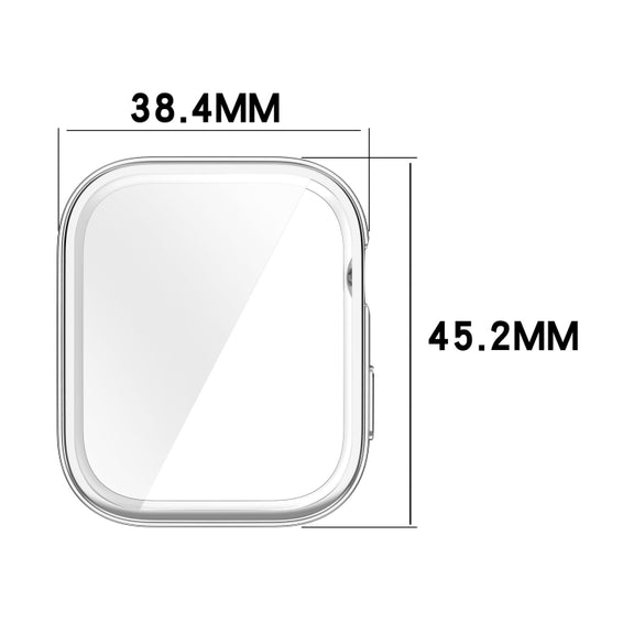 For Huawei Watch Fit 3 Full Coverage TPU Electroplated Watch Protective Case(Black)