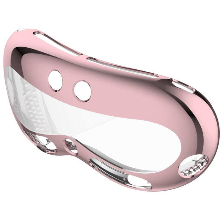 For Apple Vision Pro Electroplated TPU Protective Case VR Glasses Accessories(Pink)