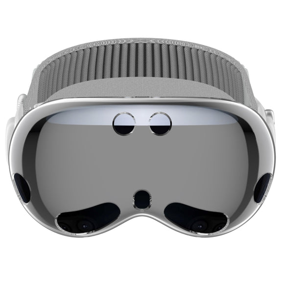 For Apple Vision Pro Electroplated TPU Protective Case VR Glasses Accessories(Transparent)