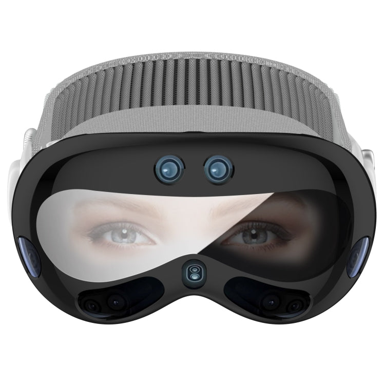 For Apple Vision Pro Electroplated TPU Protective Case VR Glasses Accessories(Sliver)