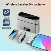 JMARY MW-15 For iPhone / iPad 2.4G Lavalier Wireless Microphone