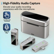 JMARY MW-15 USB-C / Type-C Port 2.4G Lavalier Wireless Microphone
