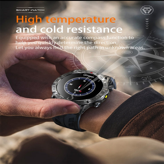 KC80 1.43 inch Color Screen Smart Watch, Support AI Voice Assistant / Bluetooth Call(Orange)