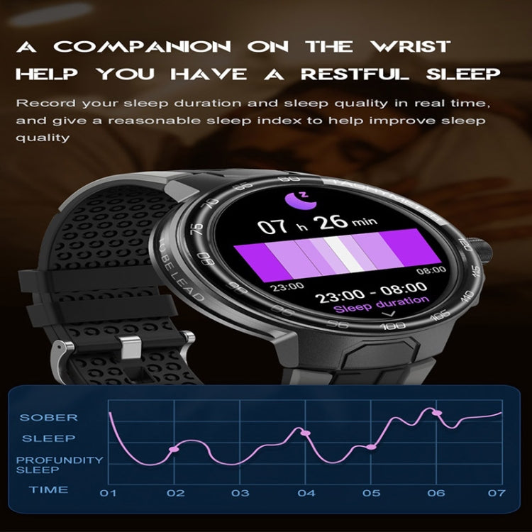 EX103 1.55 inch Color Screen Smart Watch, Support Bluetooth Call / Heart Rate Monitoring(Blue)