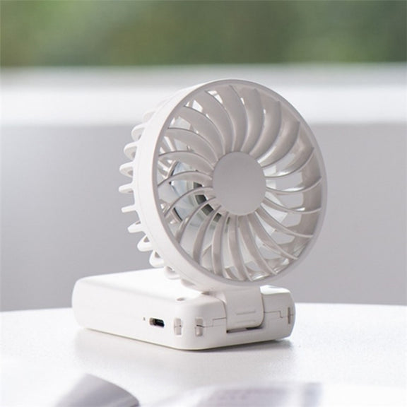 F458 With Neck Rope Summer 3 Speeds Adjustable Foldable Mini Handheld Fan(Purple)