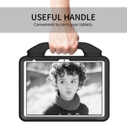 For iPad Air 11 2025 / 2024 Children EVA Shockproof Tablet Case with Thumb Bracket(Black)