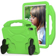 For iPad Air 11 2025 / 2024 Children EVA Shockproof Tablet Case with Thumb Bracket(Green) - iPad Air 11 2025 / 2024 Cases by PMC TechLife | Online Shopping South Africa | PMC TechLife | Buy Now Pay Later Mobicred
