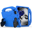 For iPad Pro 11 2024 Children EVA Shockproof Tablet Case with Thumb Bracket(Blue) - free shipping - PMC TechLife - Order now!