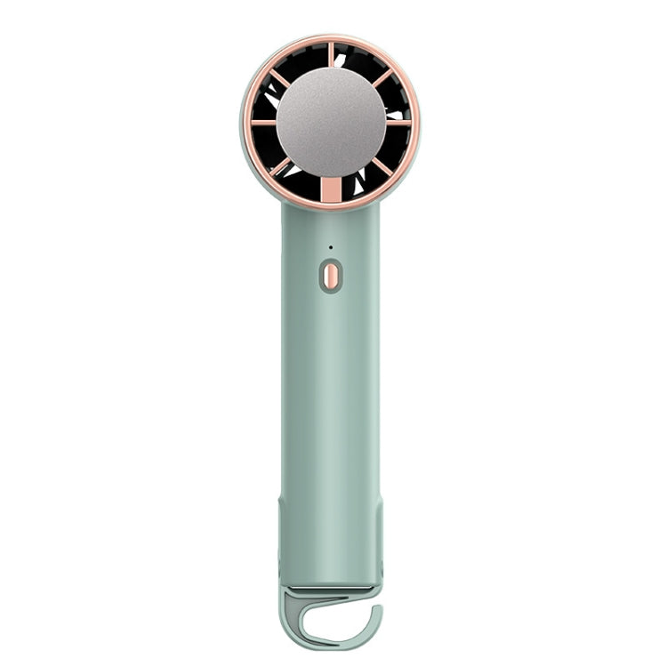CL02 Outdoor Summer Cooler Cooling Effect Handheld Fan USB Semiconductor Fan(Green)