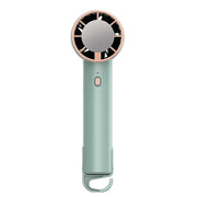 CL02 Outdoor Summer Cooler Cooling Effect Handheld Fan USB Semiconductor Fan(Green)