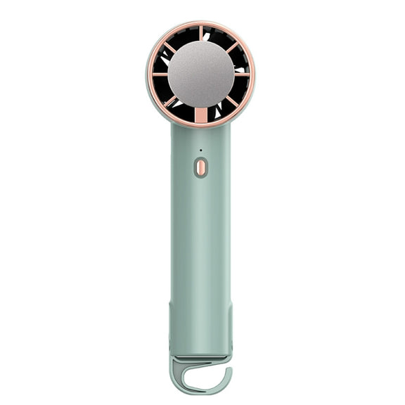 CL02 Outdoor Summer Cooler Cooling Effect Handheld Fan USB Semiconductor Fan(Green)