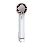 CL02 Outdoor Summer Cooler Cooling Effect Handheld Fan USB Semiconductor Fan(White)