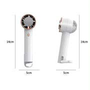 CL02 Outdoor Summer Cooler Cooling Effect Handheld Fan USB Semiconductor Fan(White)