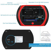 575D USB Hard Disk Holder Laptop Mobile Hard Disk Box 2.5 / 3.5inch SATA IDE HDD Base, Plug:US Plug