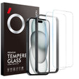 For iPhone 15 Plus NORTHJO 2pcs A++ Screen Protector Tempered Glass Film with Installation Frame - iPhone 15 Plus Tempered Glass by NORTHJO | Online Shopping South Africa | PMC TechLife | Buy Now Pay Later Mobicred