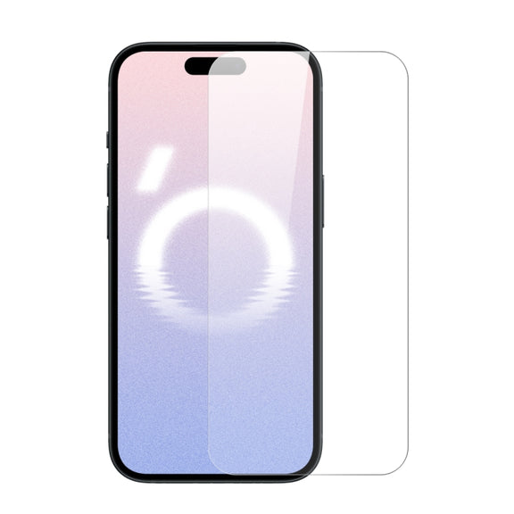 For iPhone 16 NORTHJO 2pcs A++ Screen Protector Tempered Glass Film with Installation Frame