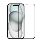 For iPhone 15 NORTHJO 2pcs A++ Tempered Glass Film with Installation Frame