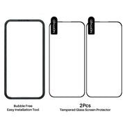 For iPhone 16 Plus NORTHJO 2pcs A++ Tempered Glass Film with Installation Frame
