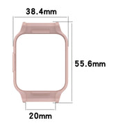 For Redmi Watch 4 Half Pack PC Watch Protective Case(Black)