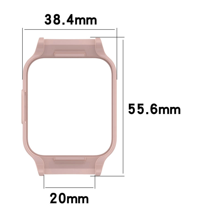 For Redmi Watch 4 Half Pack PC Watch Protective Case(Transparent)