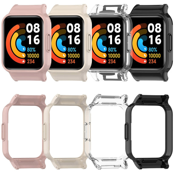 For Redmi Watch 4 Half Pack PC Watch Protective Case(Black)