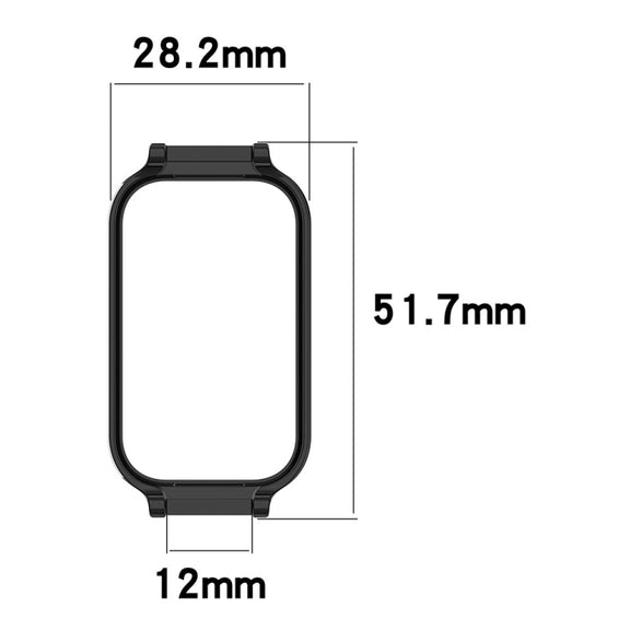 For Xiaomi Smart Band 8 Active Half Pack PC Watch Protective Case(Black)