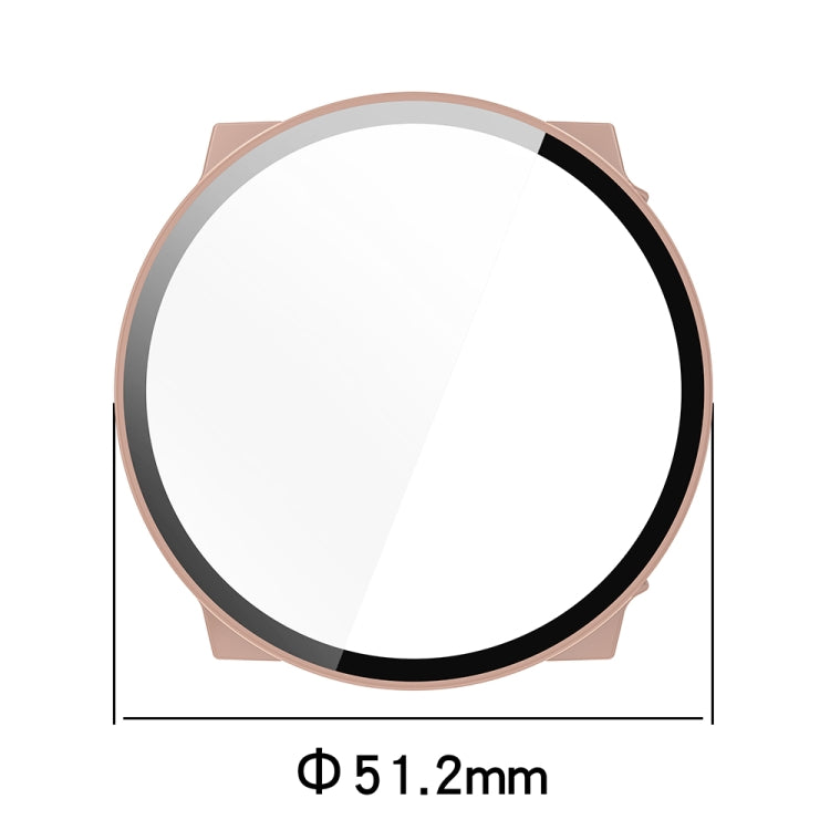 For Suunto Race PC + Tempered Glass Film Integrated Watch Protective Case(Black)