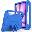 For iPad Pro 13 2024 Handle EVA Shockproof Tablet Case with Holder(Blue) - iPad Pro 13 2024 Cases by PMC TechLife | Online Shopping South Africa | PMC TechLife | Buy Now Pay Later Mobicred
