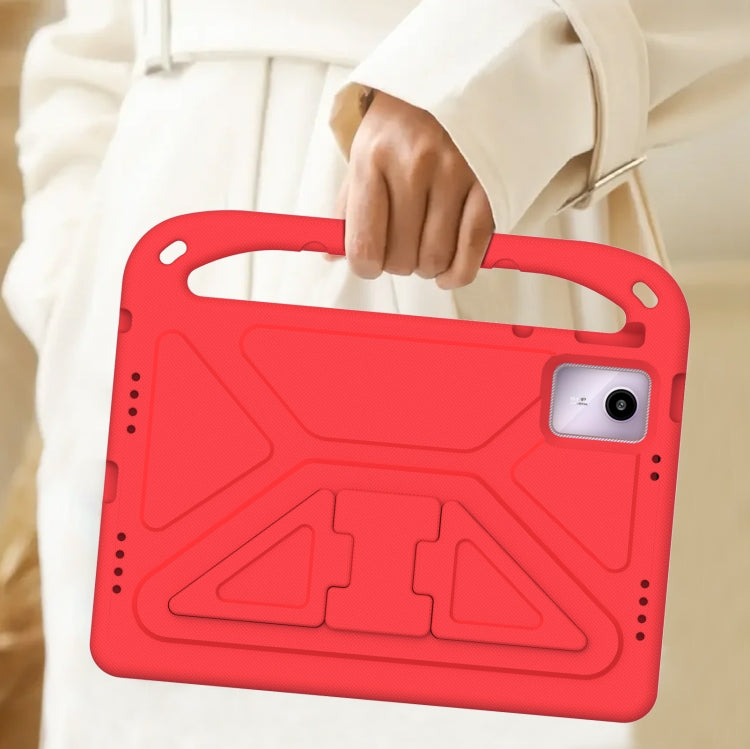 For iPad Pro 13 2024 Handle EVA Shockproof Tablet Case with Holder(Red)