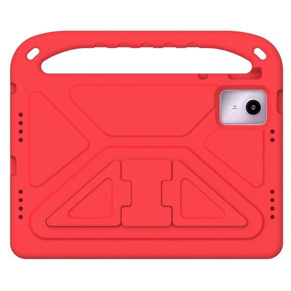 For iPad Pro 13 2024 Handle EVA Shockproof Tablet Case with Holder(Red)