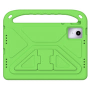 For iPad Pro 13 2024 Handle EVA Shockproof Tablet Case with Holder(Green)