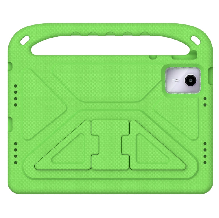 For iPad Pro 13 2024 Handle EVA Shockproof Tablet Case with Holder(Green)