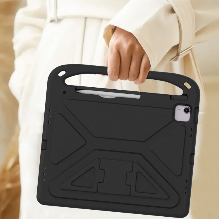 For iPad Air 13 2024 Handle EVA Shockproof Tablet Case with Holder(Black)