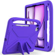 For iPad Air 13 2024 Handle EVA Shockproof Tablet Case with Holder(Purple) - iPad Air 13 2024 Cases by PMC TechLife | Online Shopping South Africa | PMC TechLife | Buy Now Pay Later Mobicred