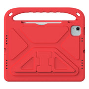 For iPad Air 11 2025 / 2024 / Pro 11 2024 Handle EVA Shockproof Tablet Case with Holder(Red)