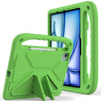 For iPad Air 11 2025 / 2024 / Pro 11 2024 Handle EVA Shockproof Tablet Case with Holder(Green) - iPad Air 11 2025 / 2024 Cases by PMC TechLife | Online Shopping South Africa | PMC TechLife | Buy Now Pay Later Mobicred