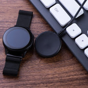 For Samsung Galaxy Watch 7 USB Interface Smart Watch Magnetic Charging Cable(Black)