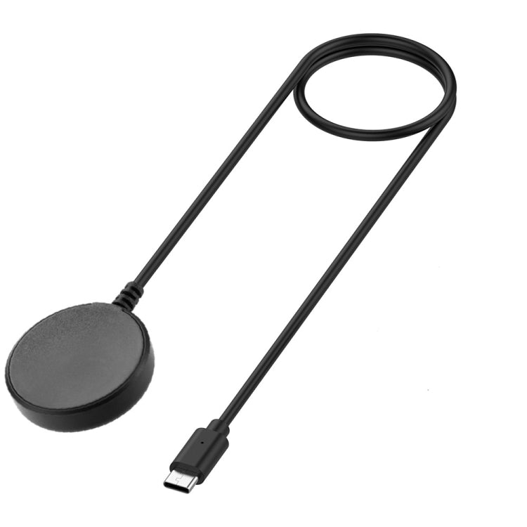 For Samsung Galaxy Watch 7 USB-C / Type-C Interface Smart Watch Magnetic Charging Cable(Black)