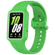 For  Huawei Band 9 Two Color Frame Integrated Silicone Watch Band(Fluorescent Green) - free shipping - PMc TechLife - Order now!