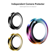 For iPhone 16 Pro / 16 Pro Max ENKAY 9H Rear Lens Aluminium Alloy Tempered Glass Film(Brown)